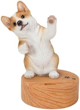 Oubia Dancing Welsh Corgi Smartphone Stand 5.0 x 3.8 x 6.3 inches (12.8 x 9.8 x 16 cm), Doll, Welsh Corgi Figure, Figurine, Animal, Dog, Music, Music, Dance, Cute, H20373 image 2
