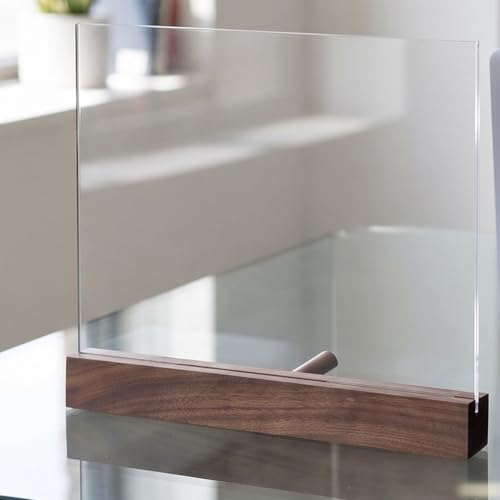 Soporte para certificados A4 PRETYZOOM de acrílico y madera de nogal natural en pack de 2 piezas 5
