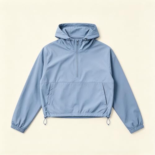 Elneeya Women Windbreaker Jacket Water Resistant Quick Dry Hood Rain Jacket - image 6