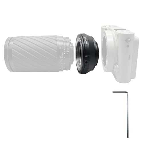 Adaptateur d'objectif M42 vers NX, M42 (42 x 1 mm) à vis compatible avec les appareils photo Samsung NX NX3000, NX30, Galaxy NX, NX2000, NX1100, NX300,...