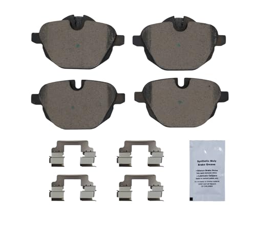 Image of HUSCH D1473 Rear Ceramic Brake Pads Kit Fit For BMW 528i 2011-2016, For 528i xDrive 2012-2016, For 530i 2017-2019, For 535d 2014-2016, For 535i 2011-2016, For 535i GT xDrive 2011-2016