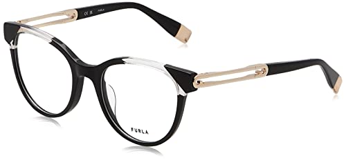 Furla VFU672 0700 NERO LUCIDO 51/19/135 女性用メガネフレーム