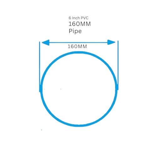 Image of NRV PVC Flip Valve, White Drain Pipe Fitting, Cap for preventing or no Entry Rats, Insects. etc Rat protection for home pipe (SIZE 6 inch)