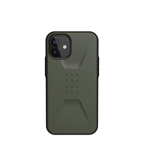 Urban Armor Gear Basic Back Cover for iPhone 12 Mini 5G (TPU, Polycarbonate | Olive | Solid)