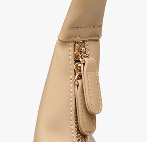 Trendy Vegan Leather Hobo Bags for Women Slouchy Top Handle Bag Crescent Shoulder Bag Soft Tote Handbag Underarm Purse 20252