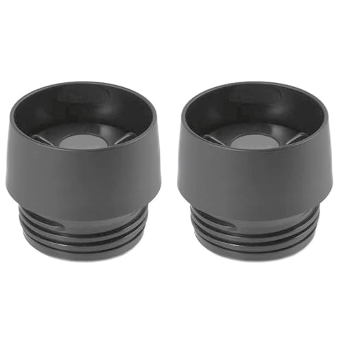 EMSA Edelstahl 513857 Travel Mug Ersatzdeckel für Thermobecher 0 36 Liter & 0 5 Liter schwarz (2 Stück)