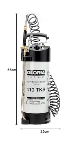 Gloria, Irroratore Potente In Acciaio Resistente All'olio, 10 L, Oleorepellente - 8