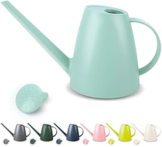 Watering Can for Indoor Plants, Small Watering Cans for House Plant Garden Flower, Long Spout Water Can for Outdoor Watering Plants 1.8L 60oz 1/2 Gallon (Green)