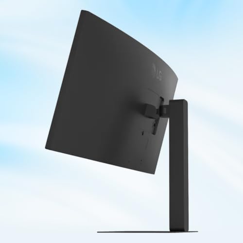 Image of LG 34 Inch UltraWide Curved Monitor, WQHD(3440 x 1440), VA Display, 120Hz, 5ms, HDR10, 99% s RGB, Reader Mode, DisplayPort & HDMI, Built-in Speaker, Tilt /Height /Swivel Adjustment, Black