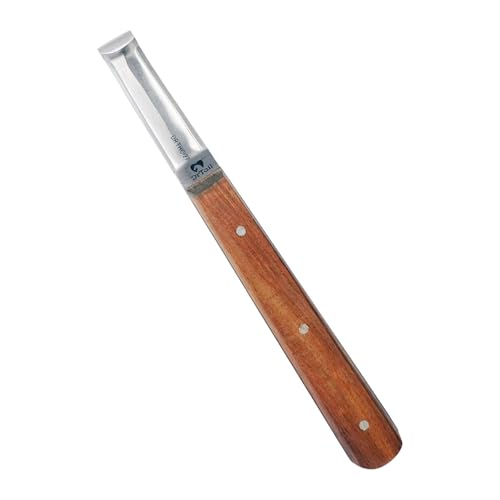 Image of Hoof Knife Farrier Tool - Stainless Steel Knife for Horses, Goats & Livestock Best Right-Left Handed Knife Narrow, Farrier & Hoof Cleaning Tool
