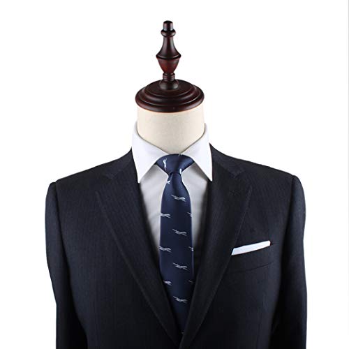 AUSCUFFLINKS Sports & Speciality Ties | Neckties for Men | Woven Skinny Neck Ties | Present for Work Colleague, Aeroplane, Skinny