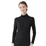 theGUNZE 長袖 ハイネック あったかインナー 綿100% 日本製 保湿 裏起毛 冬 レディース CK4545