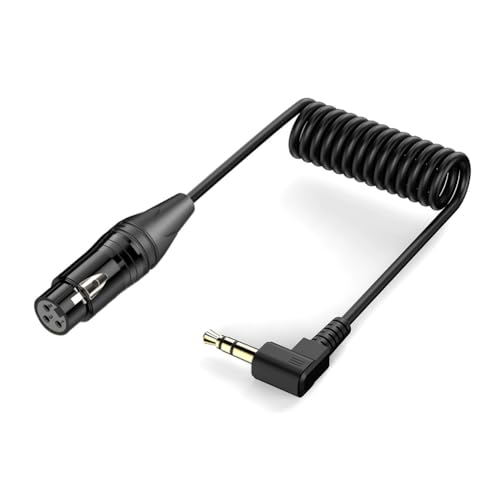 yasoe Cable XLR de 3,5 mm A XLR Hembra Cable de Audio Cable de Audio Auxiliar para Micrófono Mezclador Altavoces Amplificadores