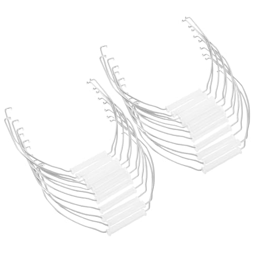 NUOBESTY 30 Pièces Poignée de Seau Plastique Remplacement pour Seaux Eau Facile à Installer Adaptée aux Usages Industriels et Domestiques