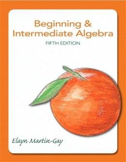 Beginning & Intermediate Algebra (5th Edition) ... B00E28Q9PG Book Cover