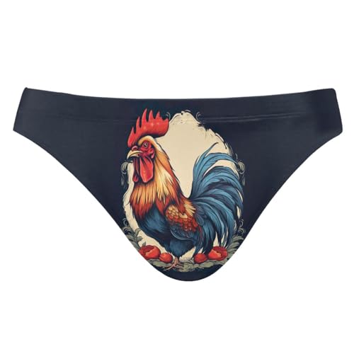 Men Swimming Bikini Swimsuit Swimwear Quick Dry Print Briefs