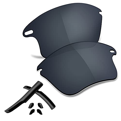 Image of Polarized Replacement Lenses & Rubber Kits for Oakley Fast Jacket XL OO9156 Sunglass