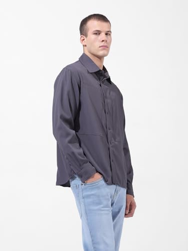 Chemise à manches longues coupe ample décontractée look urbain tendance - 3