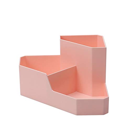 Caja de maquillaje Cosméticos Caja de almacenamiento Maquillaje Organizador Caja de Esquina de Esquema Organización Plástico Almacenamiento de Hogar Contenedor Organizador de Cosméticos y Perfumes(Blu