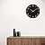Roymnie Wall Clock, 8 Inch Modern Wall Clocks Battery Operated, Small Silent Non Ticking Clock Decorative for Kitchen, Bathroom, Bedroom, Desk, Bookshelf (Black Gold)