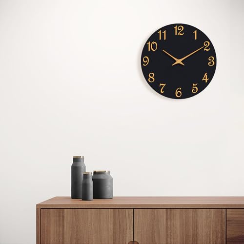 Roymnie ROYMNIE421 Wall Clock, 8 Inch Modern Wall Clocks Battery Operated, Small Silent Non Ticking Clock Decorative For Kitchen, Bathroom, Bedroom thumb #8