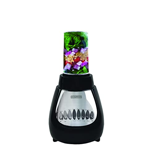 Dominion BlendMax Powerful Countertop Blender for Smoothies and Shakes, Food Chopper for Salsa and Vegetables , Grinder for Nuts and Herbs, 10 Speeds with Pulse, Sharp Multi-Level Stainless Steel Blade, Black - Image 3