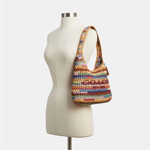 Image of COACH Brooklyn Shoulder Bag 28 in Straw