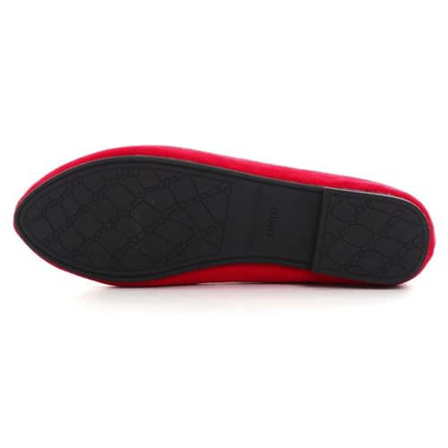 Image of Dear Time Women's Flats Comfortable Slip On Ballet Flats Soft Solid Casual Shoes