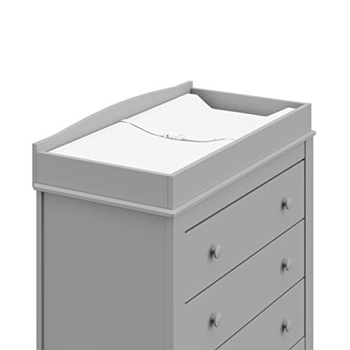 Graco Noah 3 Drawer Changing Table Dresser, Pebble Gray - image 6