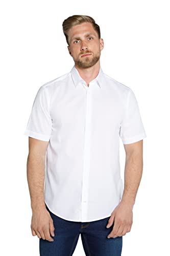 STHUGE Herren Businesshemd Kurzarm mit Kragen schneeweiß 7XL 797480200-7XL Cover