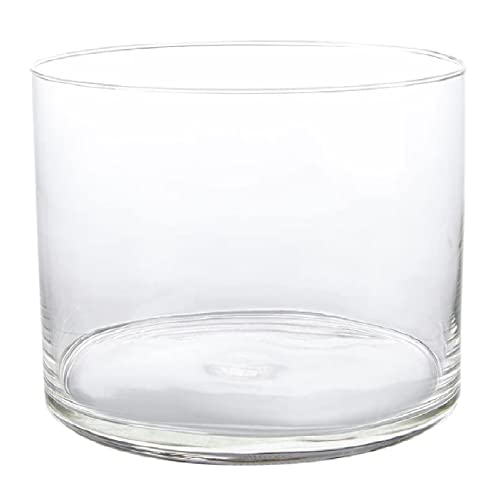 EURO ITALIA - Vaso in vetro cilindrico trasparente DI. 25 H. 20