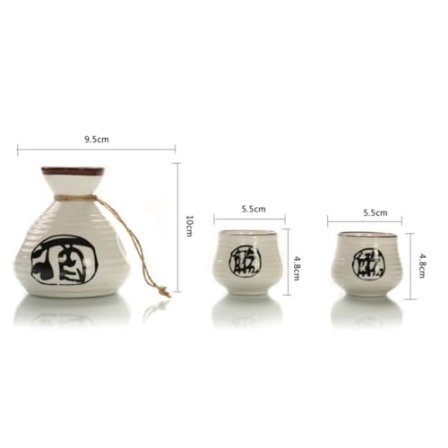 Juego de sake DIYEAH de cerámica: el regalo tradicional ideal para sorprender en reuniones 3