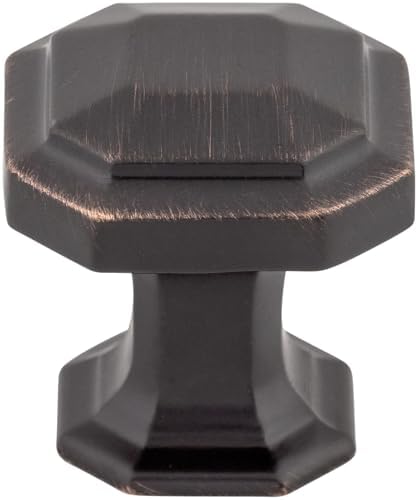 Top Knobs TK286TB Chareau Collection 1-1/8" Emerald Knob, Tuscan Bronze