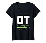 Photo Gallery donna ot in corso occupational therapist studente divertente ot mese maglietta con collo a v Photo Gallery donna ot in corso occupational therapist studente divertente ot mese maglietta con collo a v