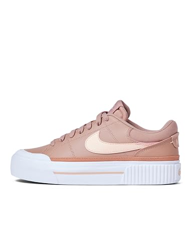 Nike Women's Court Legacy Sneaker, Particle Pink/Washed Coral/Rose Gold, 7.5
