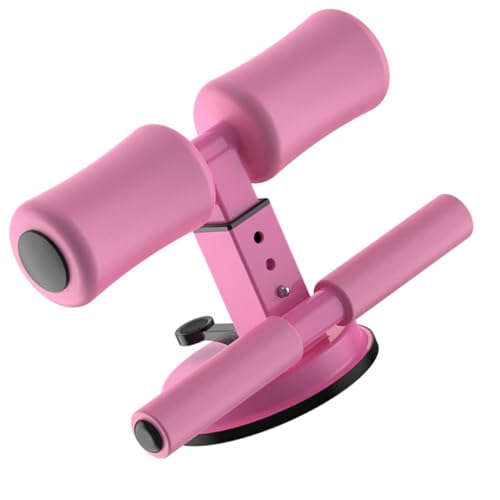 Healvian Barra de Suelo para Abdominales Ajustable Dispositivo de Asistencia para Abdominales en Casa Práctica Barra de Flexiones para Entrenamiento Fitness Doméstico Ligera y Compacta