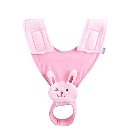 Baby Bottle Holder Multifunction Adjustable Bottle/Cup Strap Bottle Sling for Hands Free Bottle Feeding Pink