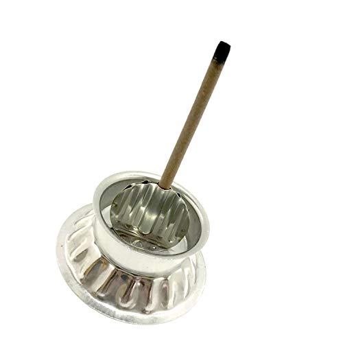 G & D Stainless Steel Incense Stand Steel Dhoop Agarbatti Stand Holder Steel Incense Holder Pooja Accessory Tower Stand For Positive Energy thumb #4