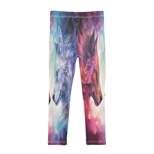 Toddler Girls Leggings Printed Yoga Pants Leggings Red Grey Wolf for Kids2