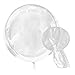 Mothcattl 10 Pièces Gonflable De Poche Transparent Dessin Animé Poupée Ballon Enfants Enfants Jouet pour Séances Photo Bricolage Mariage Anniversaire Halloween Fête Festival Décoration 10 Pouces