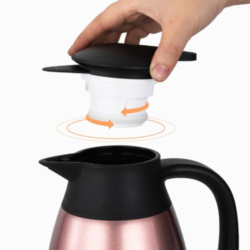 Jarra térmica con aislamiento de 2l para conservar su café caliente por más tiempo 5