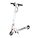 Trottinette Scooter électrique, avec écran d'instrument et Roues arrière colorées Lumineuses, Scooter pour Enfants avec Une autonomie de 6 à 8 km(Color:Blanche)