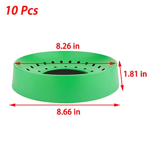 Image of DQITJ 10 Pack Plastic Small Bird Nests Pigeon Nesting Bowls Quails Breeding Hatching Nest Canary Nest for Home Farm