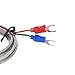 5mm Hole 1m 2m 3 metres 5m Washer Gasket Type Probe K J Temperature Thermo Sensor Cable for Industrial Temperature Controller(K Type 4m)