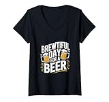 Photo Gallery donna brewtiful day for a beer - funny beerfest beer lover maglietta con collo a v Photo Gallery donna brewtiful day for a beer - funny beerfest beer lover maglietta con collo a v