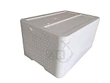 A/R SPEDIZIONI Caja térmica de poliestireno de 30 kg / 40 l - Caja térmica - Caja térmica para transporte de alimentos