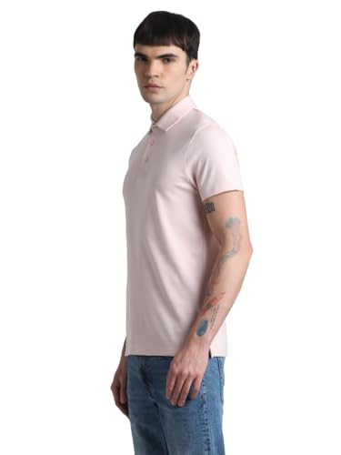 Image of JACK & JONES Men's Cotton Solid Slim Fit T-Shirt