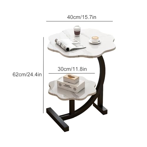 Table basse nuage double niveau petite table d'appoint salon - 4
