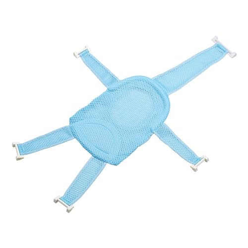 La Mejor Recopilación de Alfombrillas infantiles para baño para comprar online. 48 Cojín para asiento de baño para bebé, soporte para bañera infantil, alfombrilla de malla, cojín suave, longitud ajustable, Asiento de baño para bebé, azul