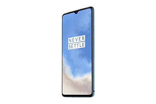 OnePlus 7T Smartphone 8Go RAM + 128Go Stockage - Glacier Bleu - écran Amoled 90 Hz 6, 55" - Warp Charge 30